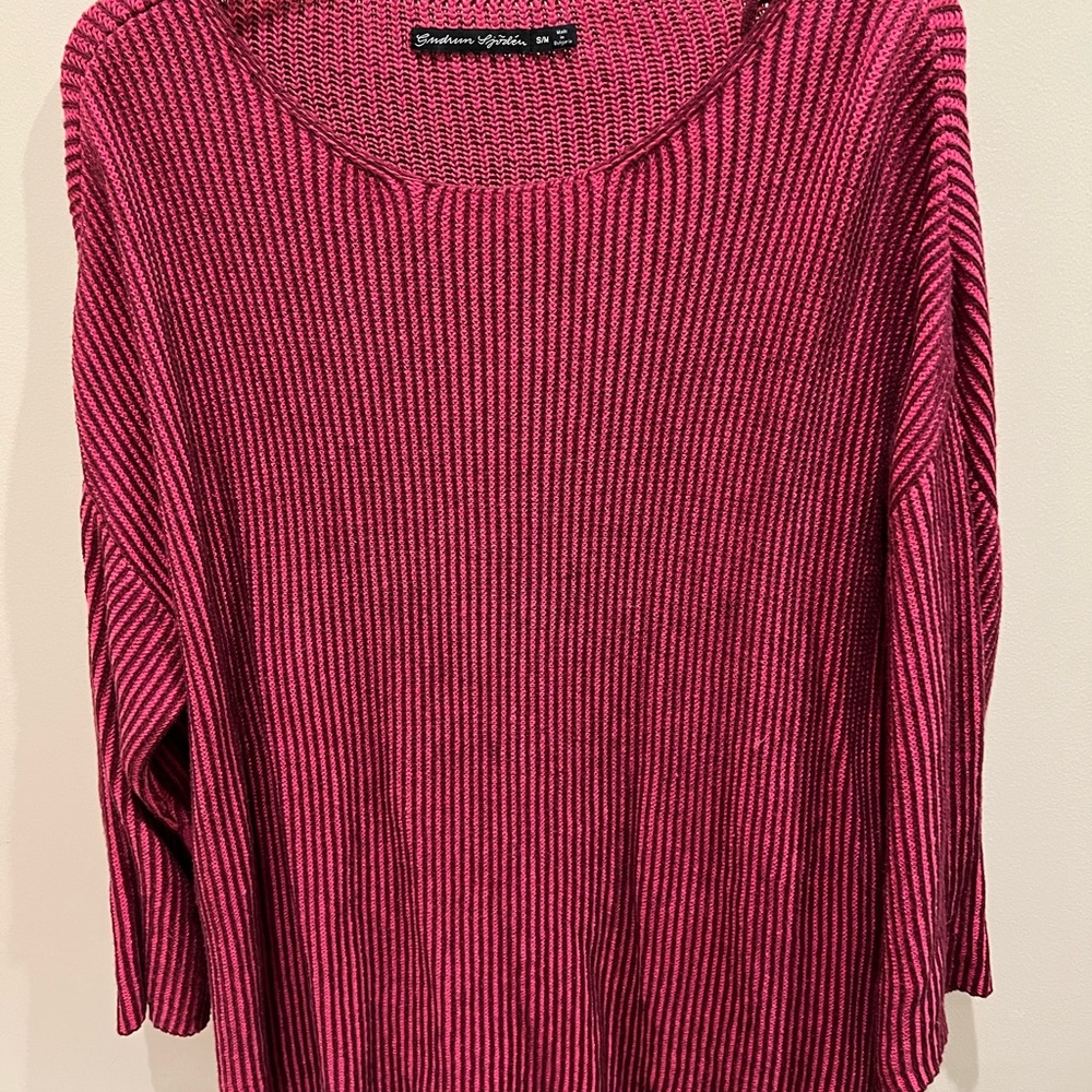 Gudrun Sjoden Pink Crew Neck Sweater